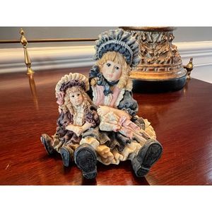 Boyds Bears Yesterdays' Child Victoria with Samantha The Dollstone Collection